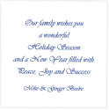Beebe Christmas card