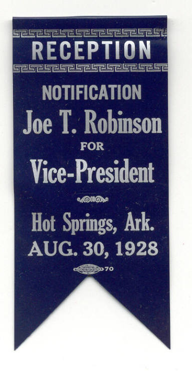 Joe T. Robinson reception notification pin