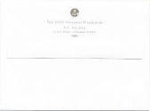 Inaugural invitation envelopes