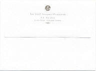 Inaugural invitation envelopes