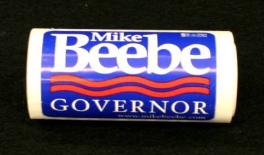 roll of Beebe campaign stickers