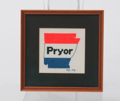 Emblem, Cross-Stitched - David Pryor Senatorial