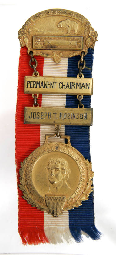 Medal, Senator Joe T. Robinson