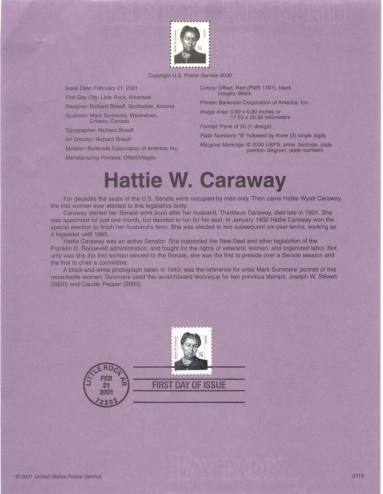 Hattie Caraway souvenir page