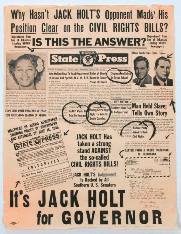 Jack Holt campaign poster