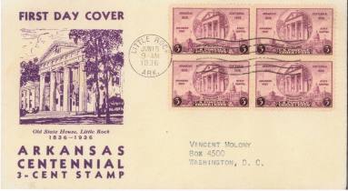 AR Centennial cover envelope