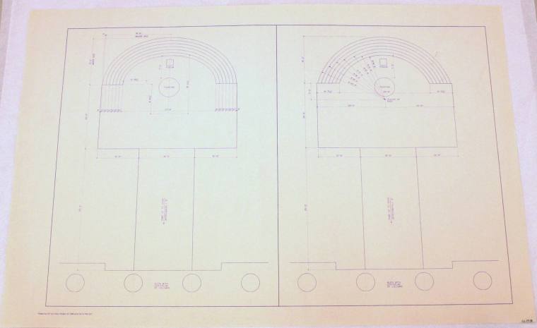 OSH front lawn diagram for election night, 1996