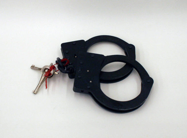 AR State Police handcuffs