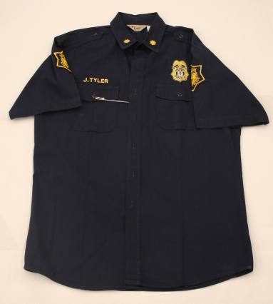 AR State Police shirt worn by Jim Tyler