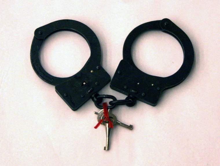 AR State Police handcuffs