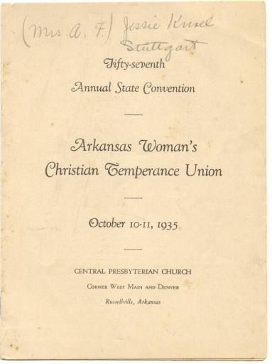 AWCTU Convention program