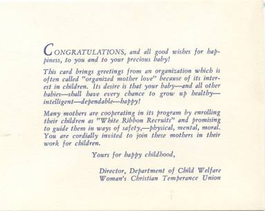 WCTU invitation