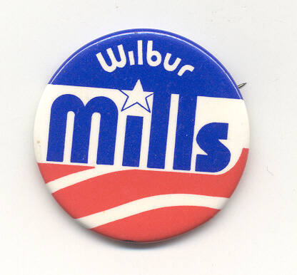 Wilbur Mills Campaign Button