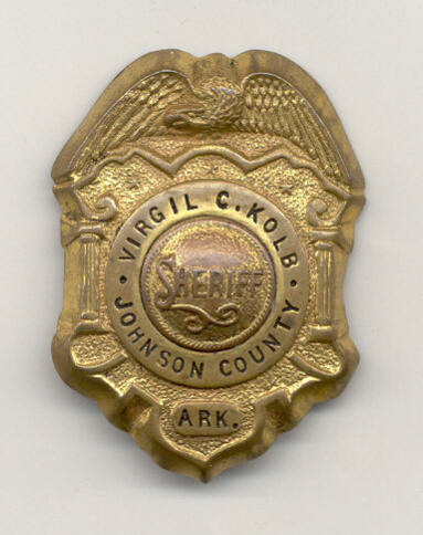 Johnson Co. Sheriff's badge