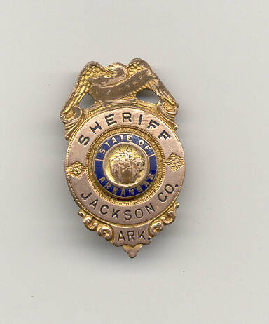 Jackson Co. Sheriff's badge