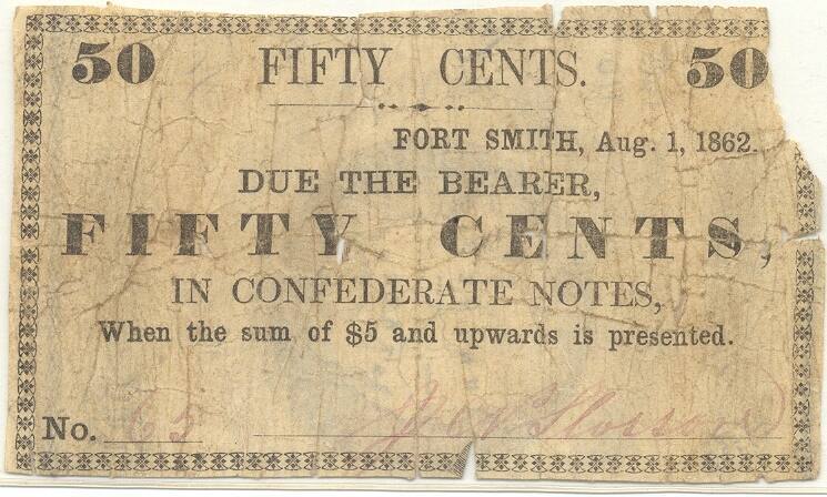 AR Confederate Scrip