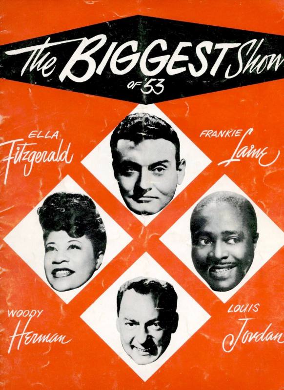 R&B program - Louis Jordan on cover