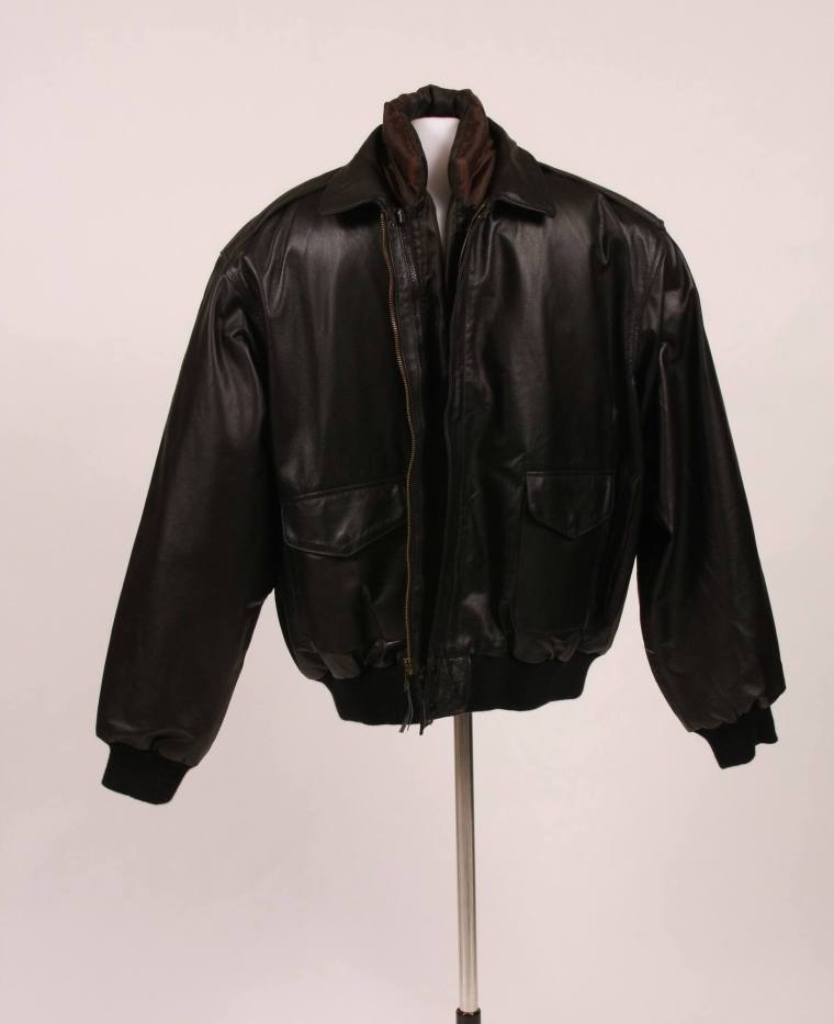 Mike Beebe leather jacket