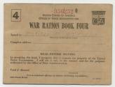 Ration coupon pouch, ration books