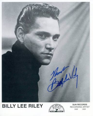 Photograph, Promotional - Billy Lee Riley with Autograph