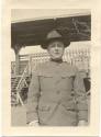 Unidentified soldier at Camp Pike