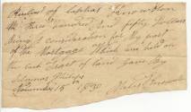 Slave Bill of Sale for Cephas Knowlton