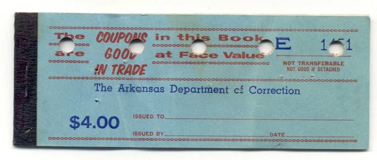 Cummins Prison coupon book