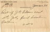 Various receipts & documents