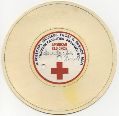 Red Cross record & envelope