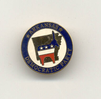 Arkansas Democratic Party Lapel Pin