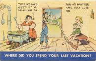 Hillbilly postcards