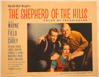 Shepard of the Hills Lobby Card