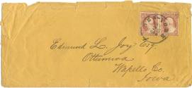 E.L. Joy letter & envelope