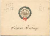 Christmas Card from Governor and Mrs. Sid McMath