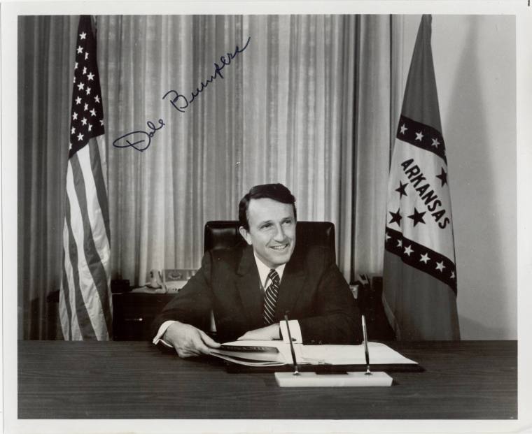 autographed photo of Dale Bumpers