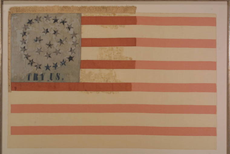 U.S. Battle flag from Mexican War