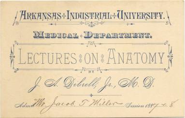 Admission Card for Medical Lectures