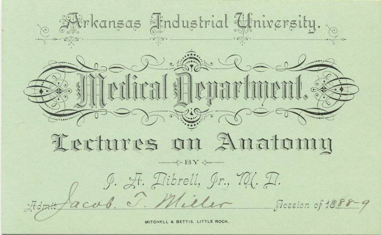 Admission Card for Medical Lectures