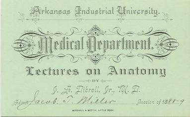 Admission Card for Medical Lectures