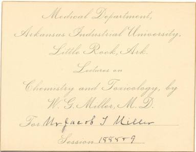 Admission Card for Medical Lectures