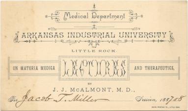 Admission Card for Medical Lecture