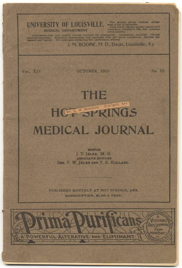 The Hot Springs Medical Journal
