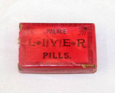 Pill box for Palace Liver Pills
