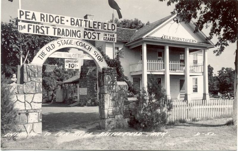 Postcard of the Pea Ridge Battlefield