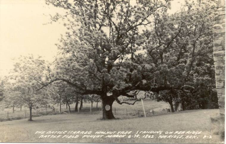 Postcard of the Pea Ridge Battlefield