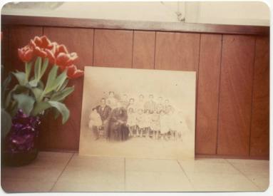 Photograph of a Photo of the Freeman Family