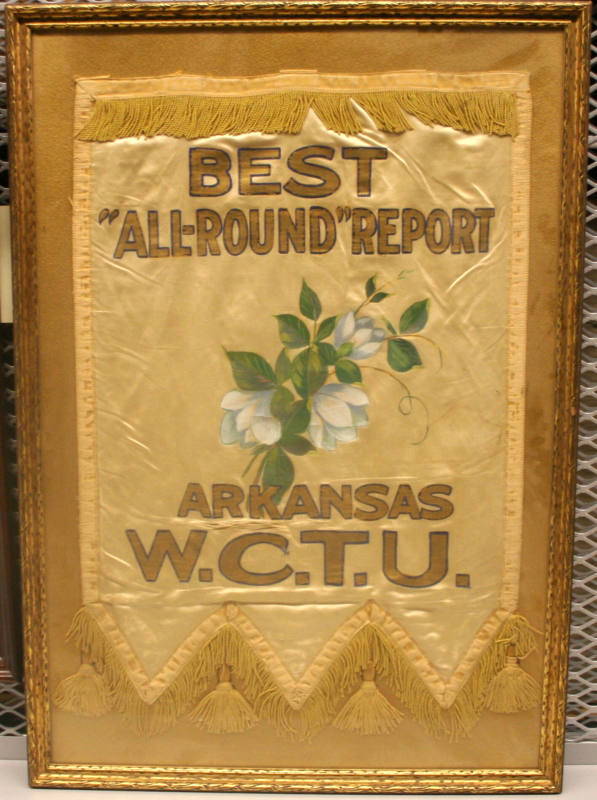 Framed WTCU Banner and History