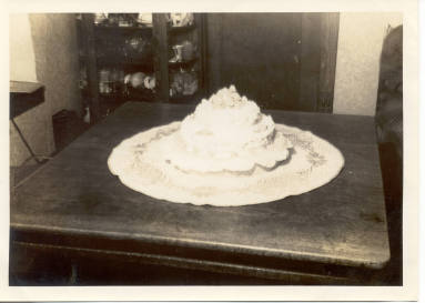 Saxton Photograph of a Cake