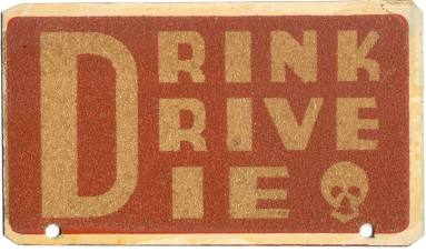 Anti Drinking and Driving Sign