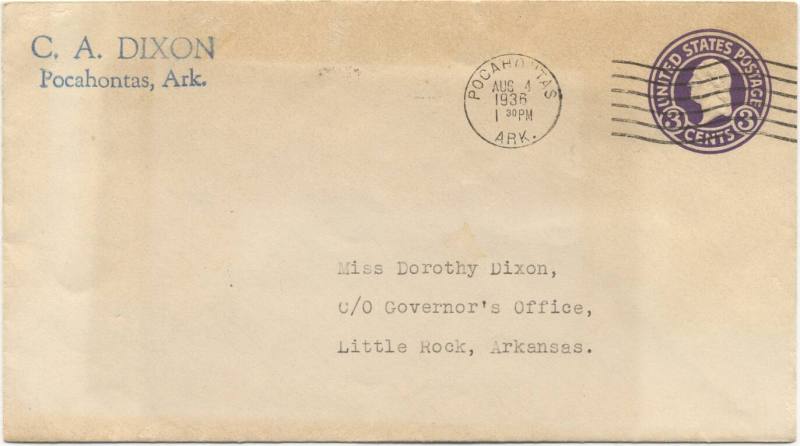 Envelope to Miss Dorothy Dixon